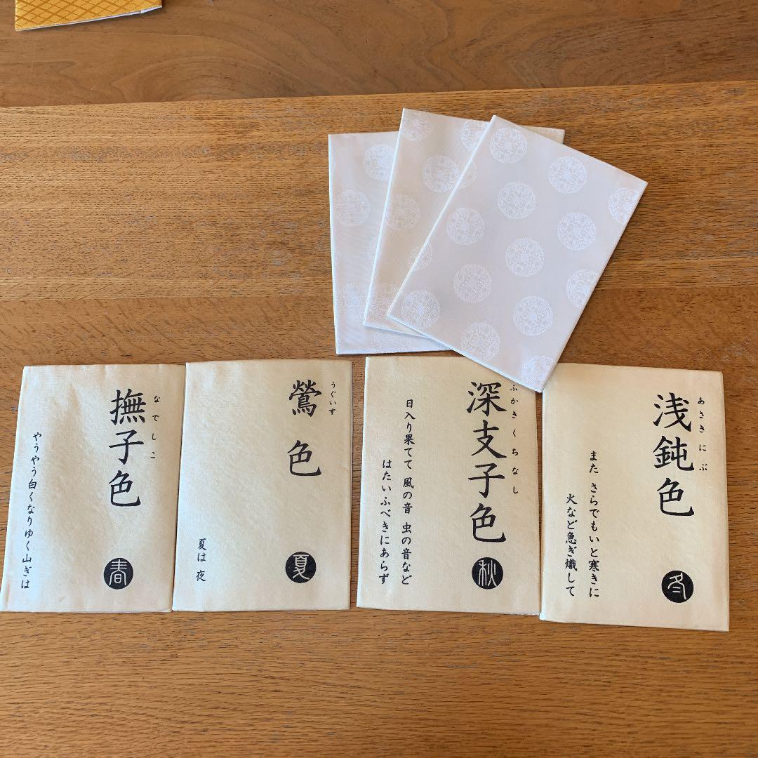 いろはかるた  着物地 日本の色