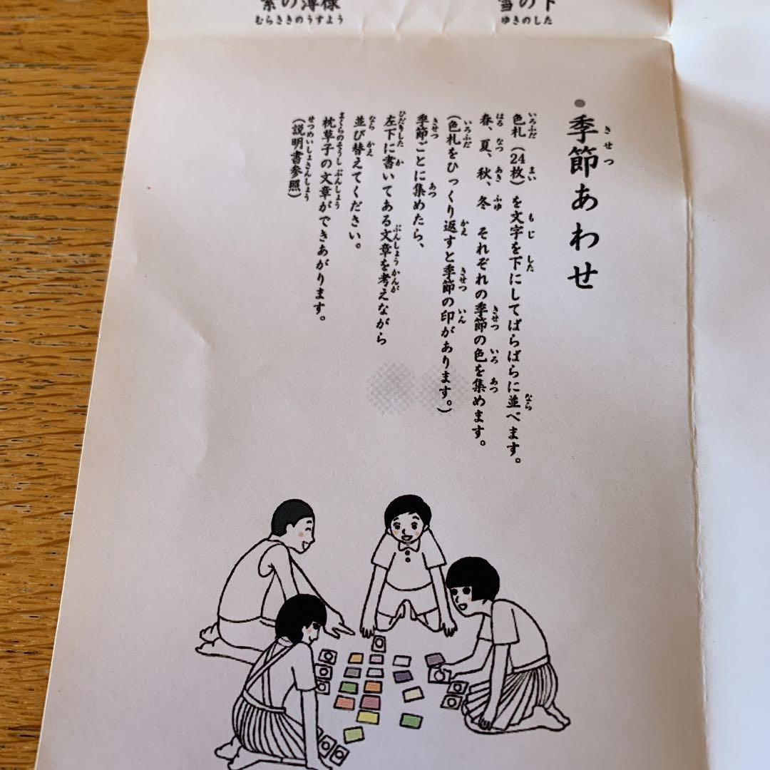 いろはかるた  着物地 日本の色