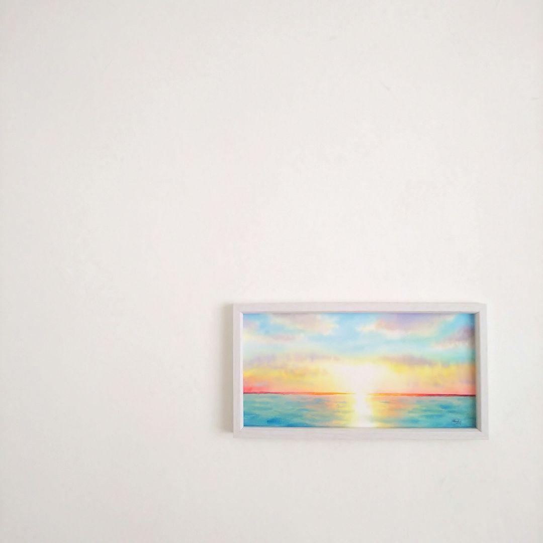 癒しの水彩画1104 sunrise