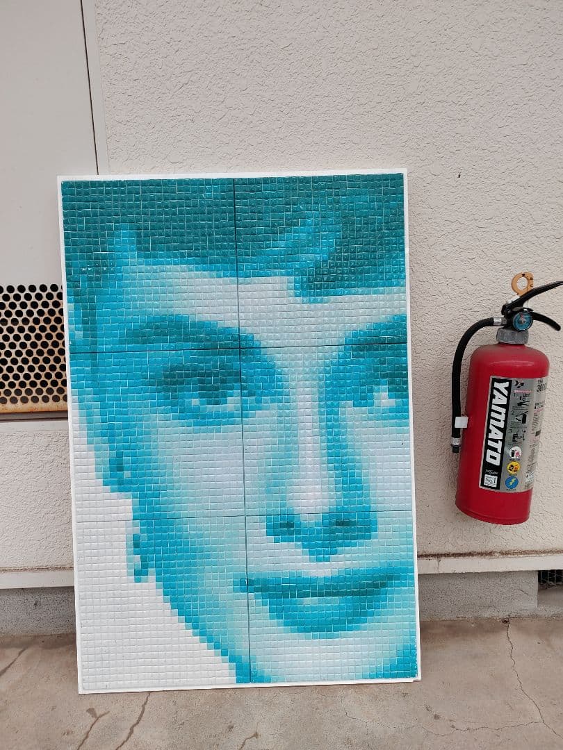 昭和レトロ オードリー・ヘプバーン タイルパネル オブジェ ローマの休日