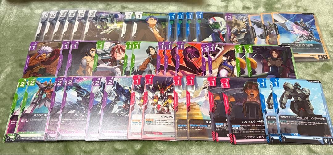 1日ごとに1000円値下げ‼️ ガンダムカードゲーム　引退品　デッキ　パーツ