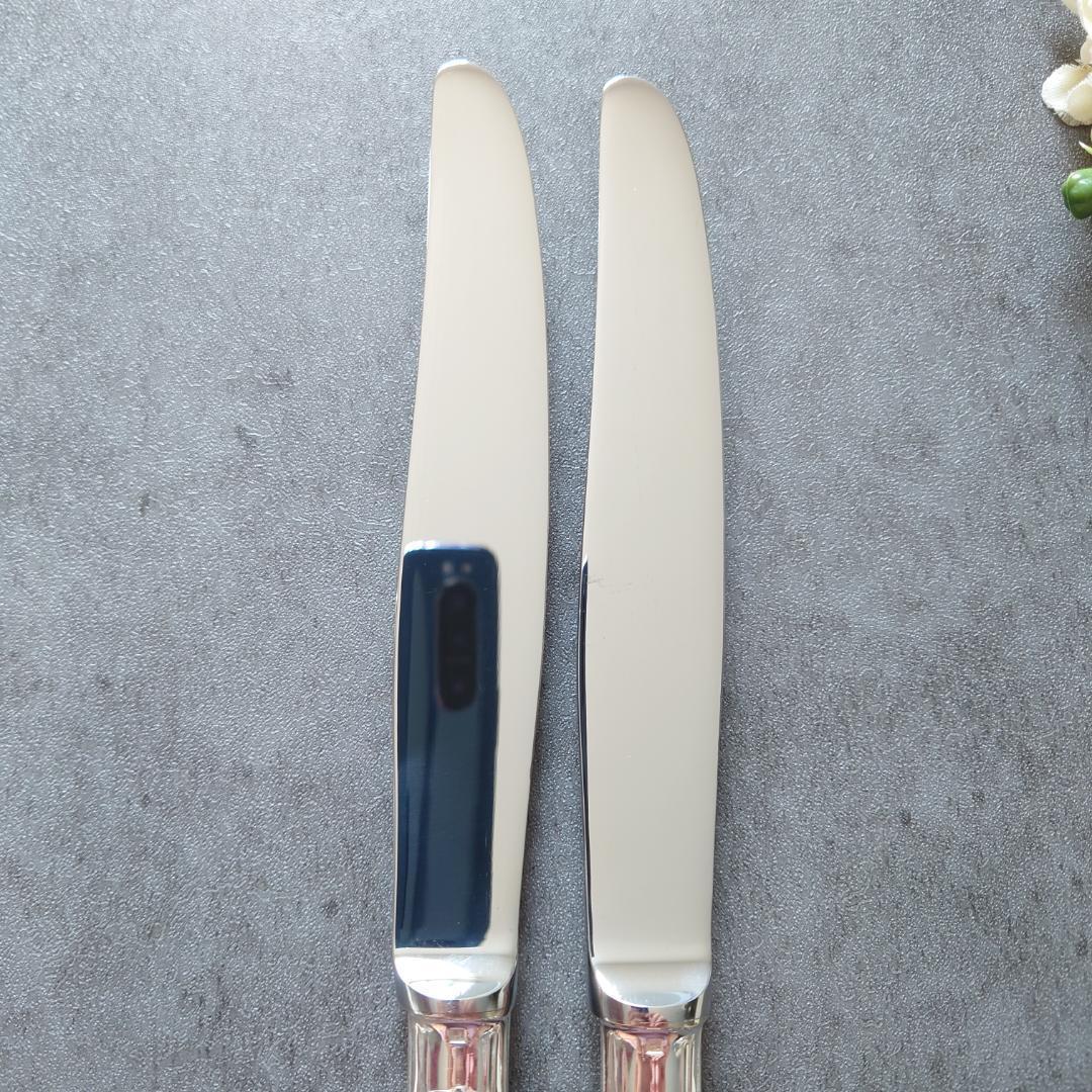 希少 美品 クリストフル ポンパドール テーブルナイフ 2点
