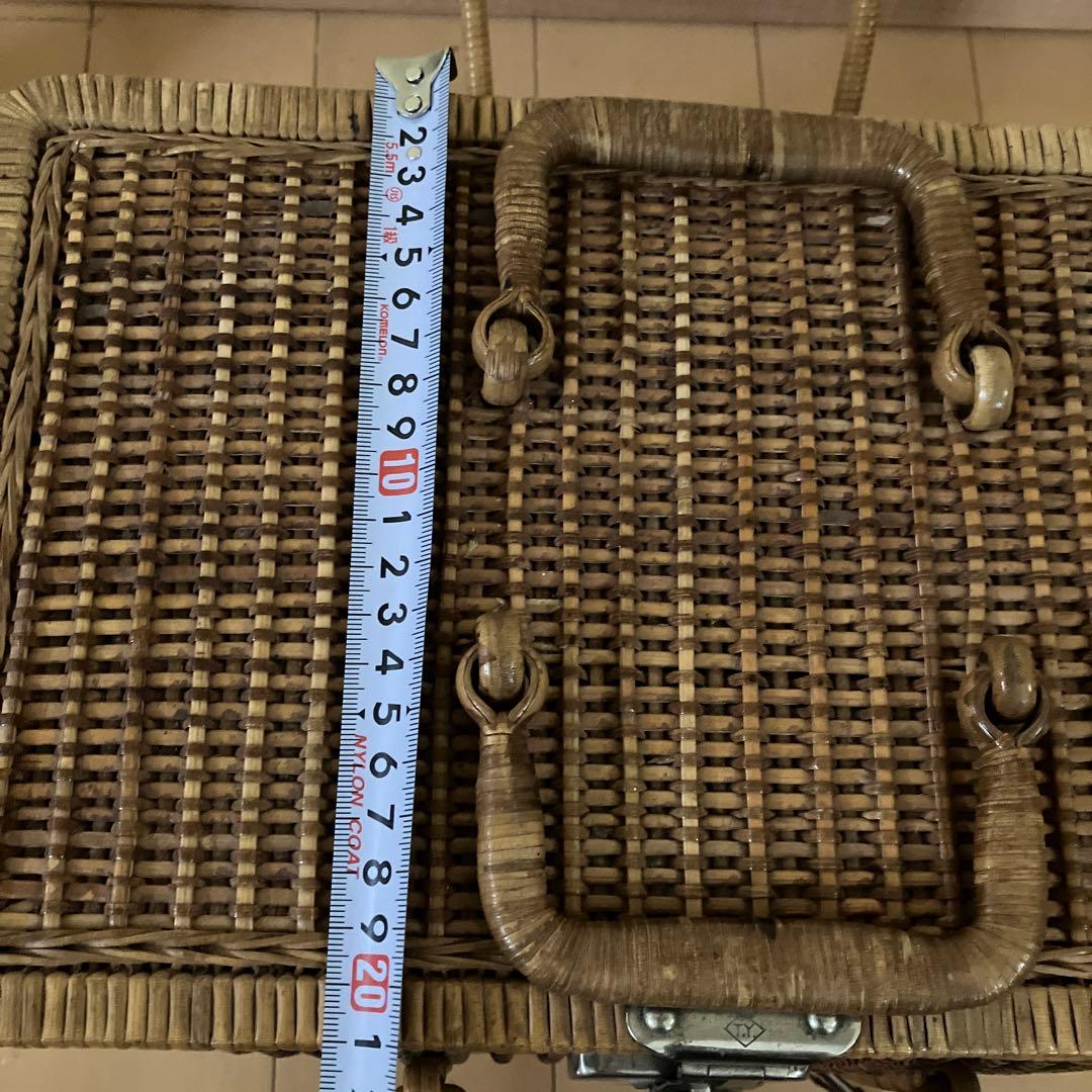 煎茶籠　アンティーク　鍵付き