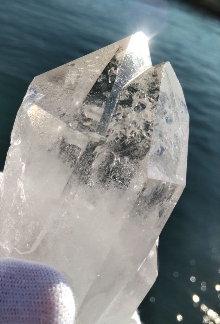 極上品 希少マレ 最高品質 天然石 水晶 クラスター ブラジル産  天然水晶