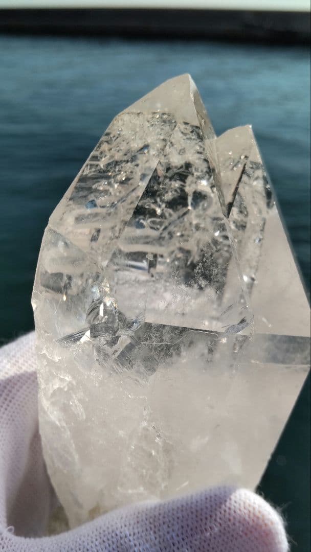 極上品 希少マレ 最高品質 天然石 水晶 クラスター ブラジル産  天然水晶