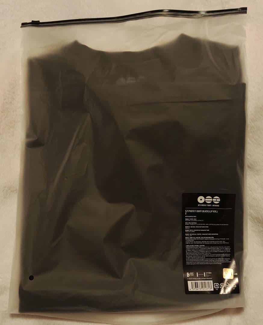 BTS ARIRANG フォト　Tシャツ　ブラック　Sサイズ