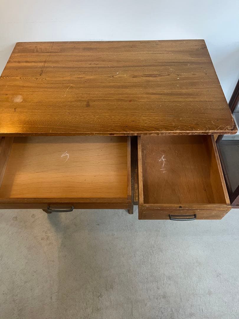 古道具　昭和レトロ　机