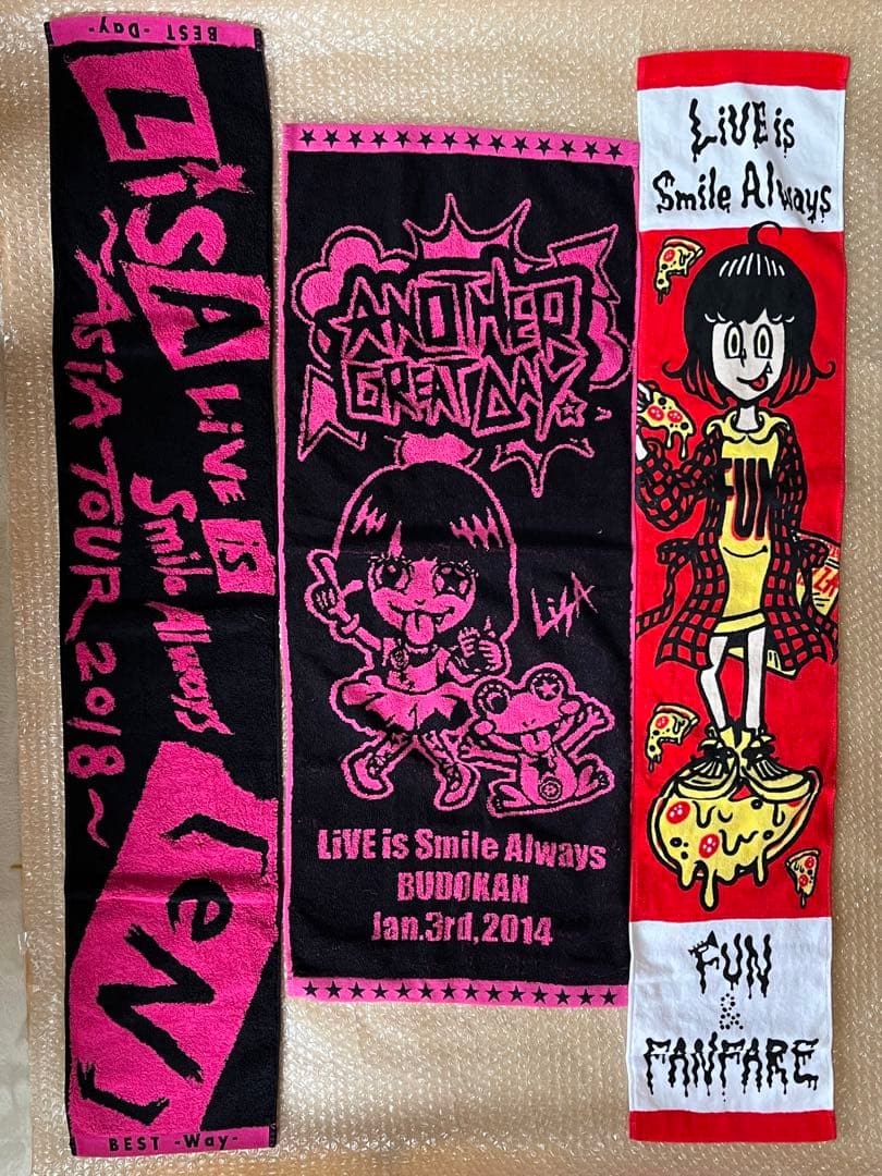 LiSA タオル シャツなどグッズまとめ売り