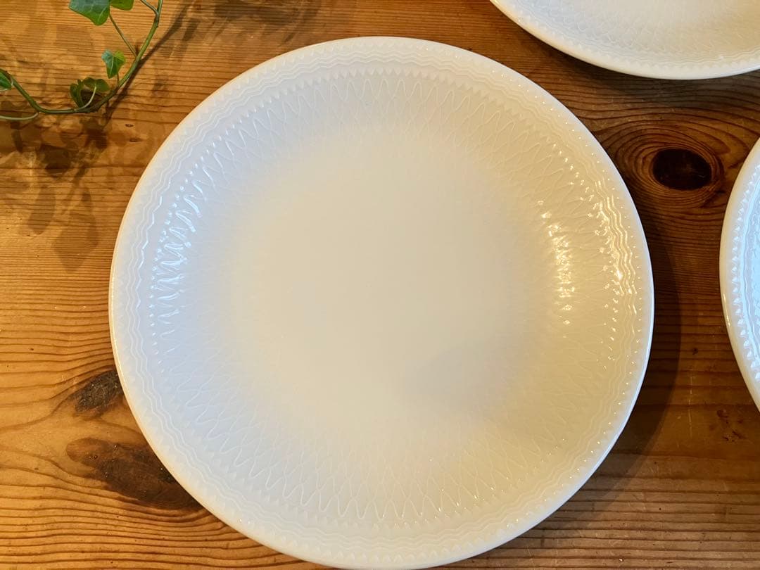 ロイヤルコペンハーゲン　ホワイトパルメッテ　20プレート×3