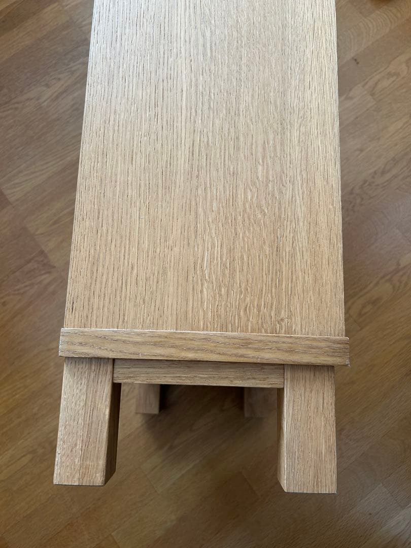 無印良品 オーク材薄型ラック 大 (送料込み)