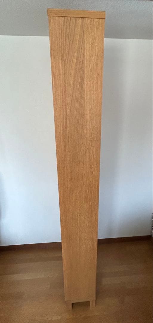 無印良品 オーク材薄型ラック 大 (送料込み)