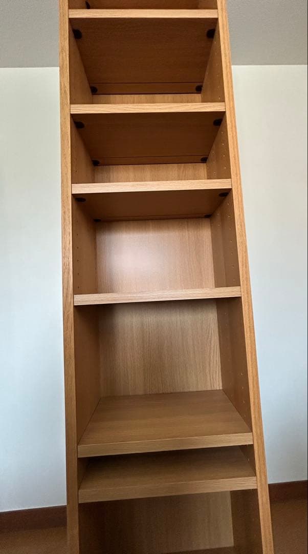 無印良品 オーク材薄型ラック 大 (送料込み)