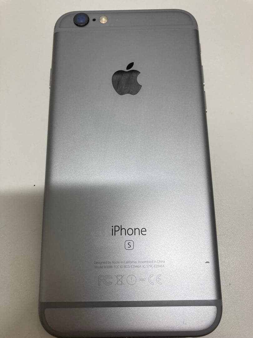 iPhone6s 32GB シルバー　バッテリー100% SIMフリーK1838