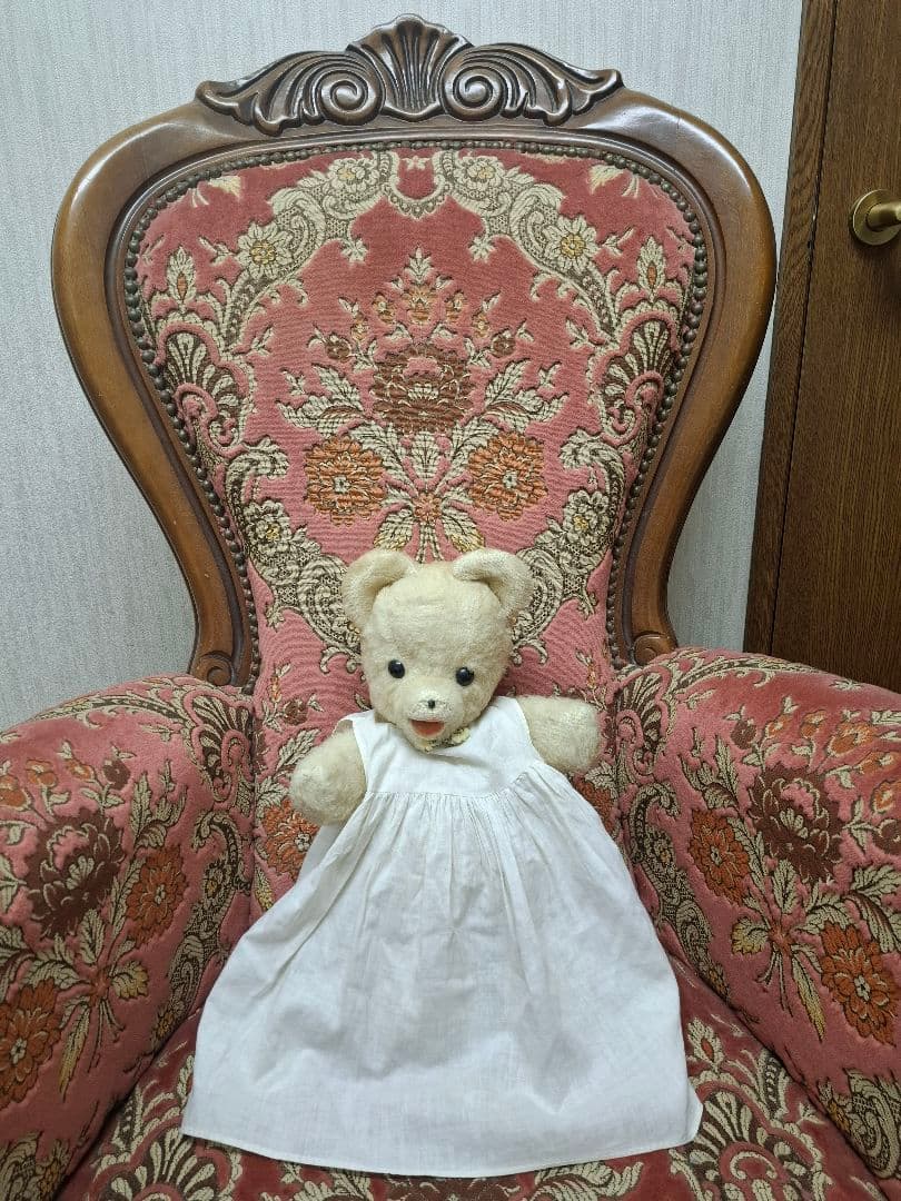 アンティーク★ビスクドール★イス★椅子★ジュモー★フランス人形★テディベア