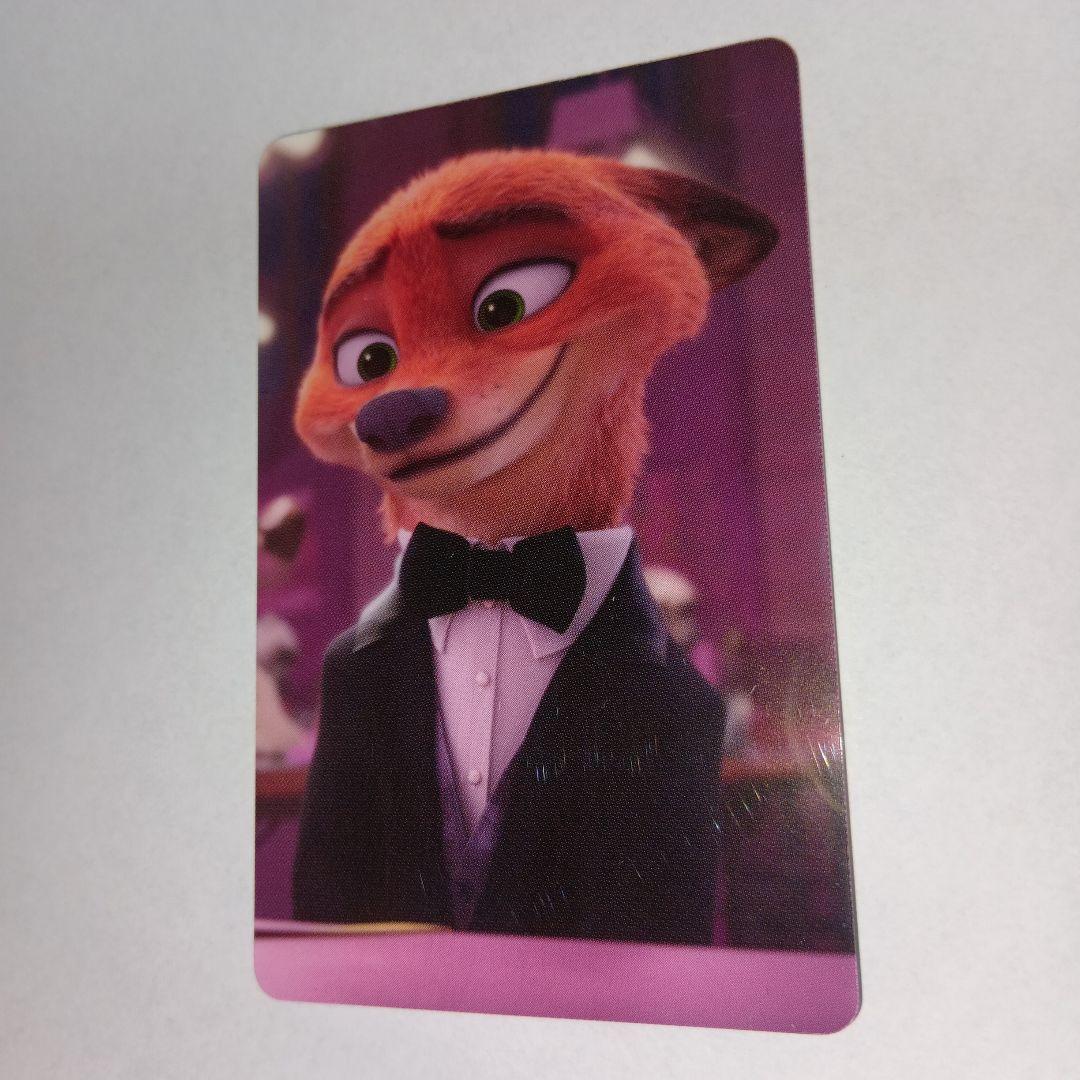 ズートピア2カフェ ニック Oh my cafe 予約特典コレクションカード