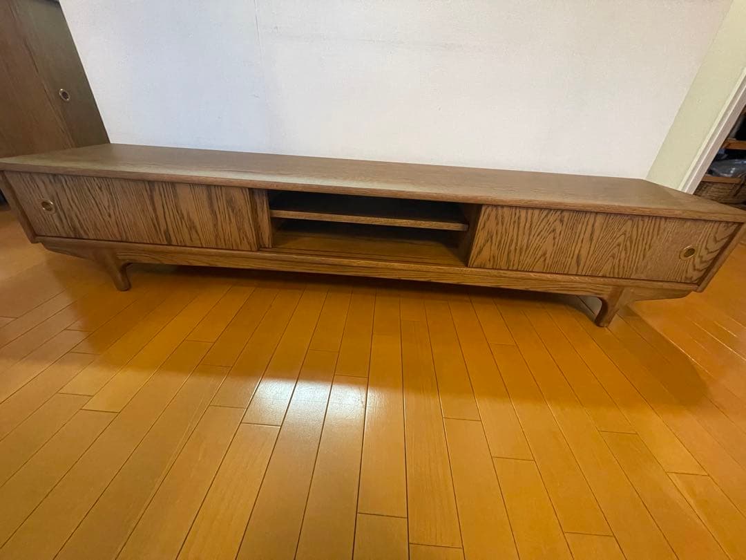 リセノインテリア　TVボード silta 180cm ブラウン　ウッド扉