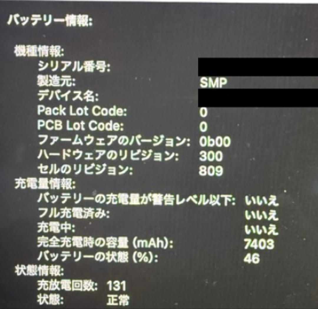 Apple MacBook Pro スペースグレー2019年64GB マウス付き
