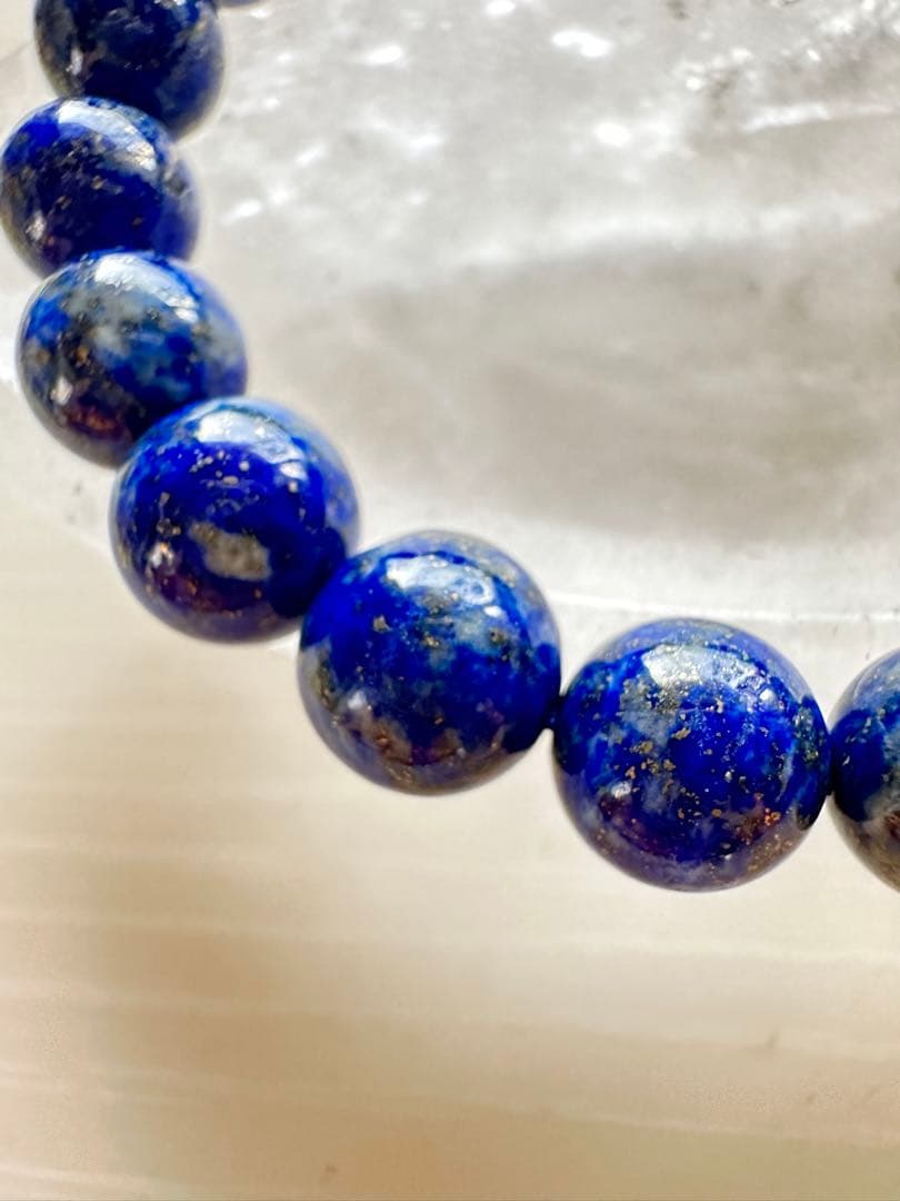 天然石ブレスレット　ラピスラズリ