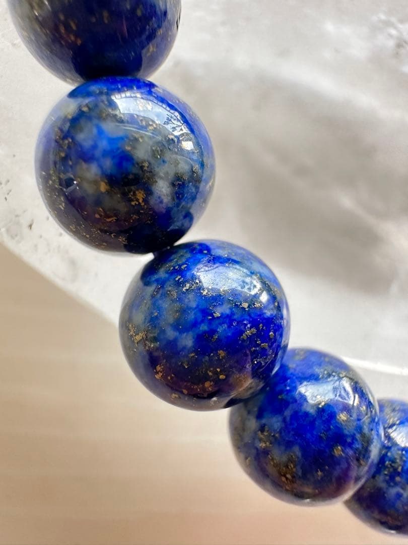 天然石ブレスレット　ラピスラズリ