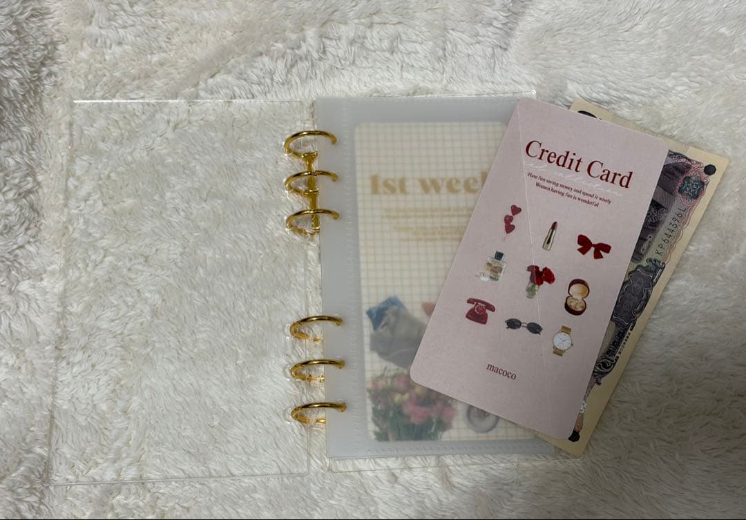 韓国人気♡No.18creditcard&No.26monthlyシーA6サイズ