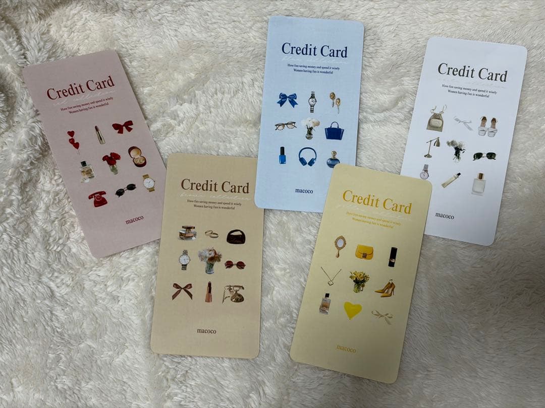 韓国人気♡No.18creditcard&No.26monthlyシーA6サイズ