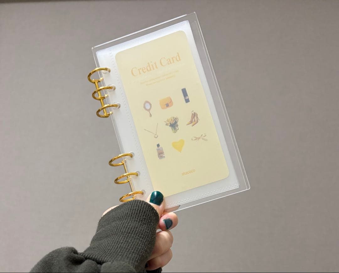 韓国人気♡No.18creditcard&No.26monthlyシーA6サイズ