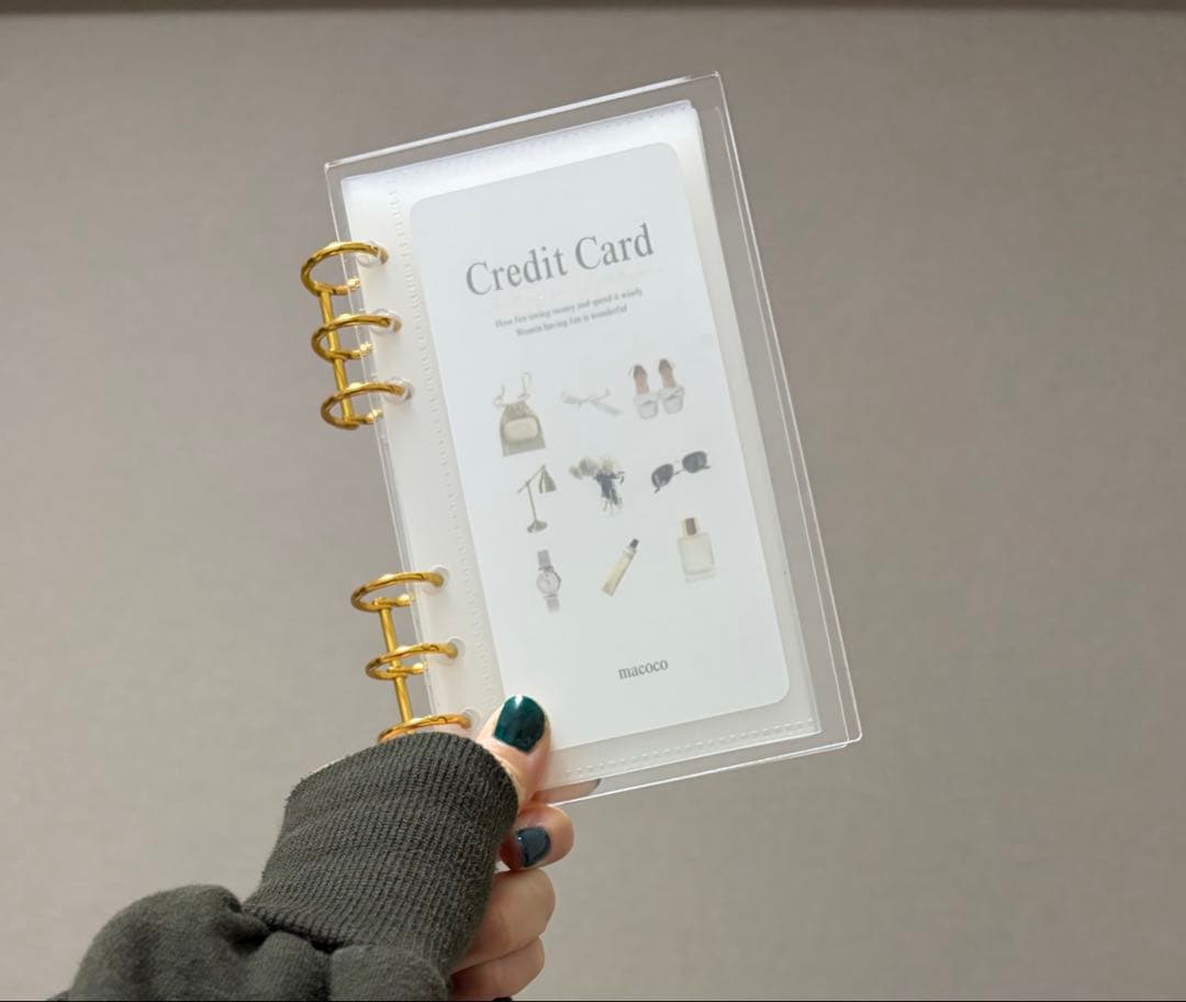 韓国人気♡No.18creditcard&No.26monthlyシーA6サイズ