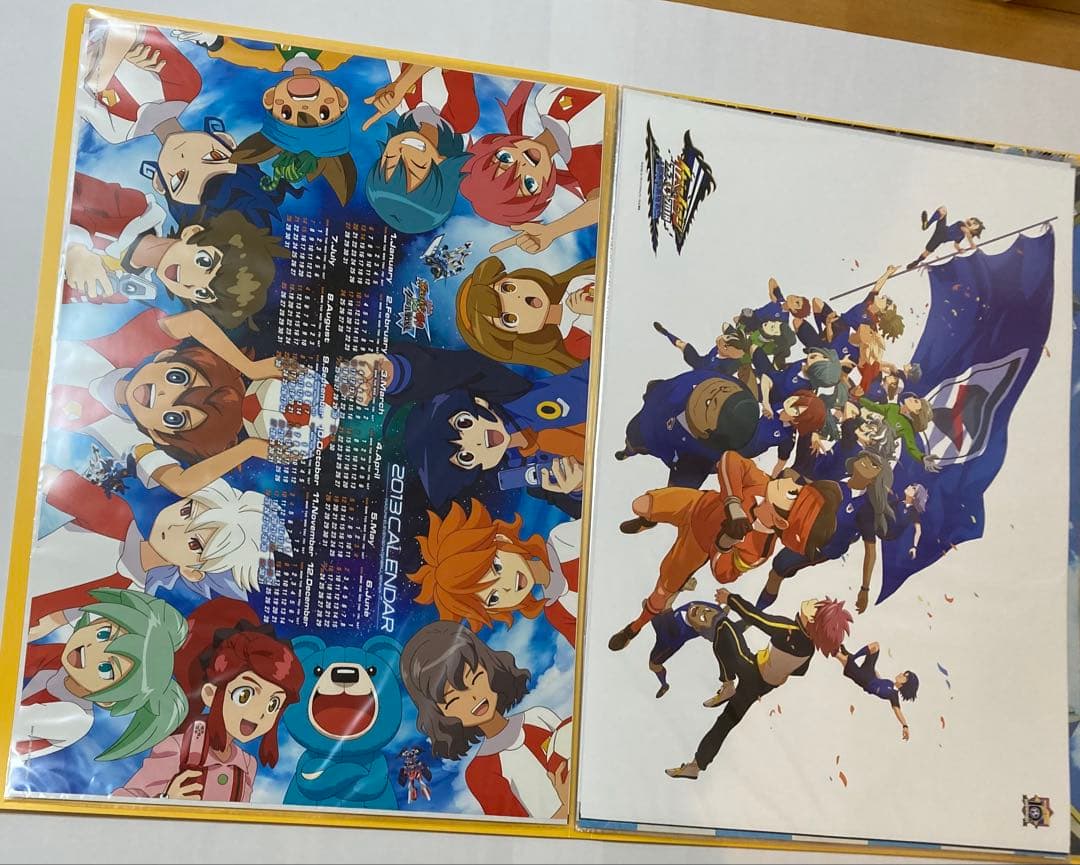 イナズマイレブン　b2 ポスター　17枚　セット　タワレコポスターファイル付き
