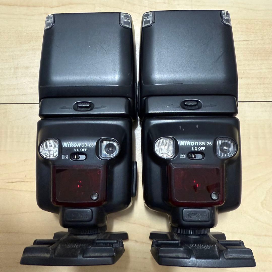 Nikon SB-26 2個セット ニコン スレーブ ストロボ ディヒューザー付