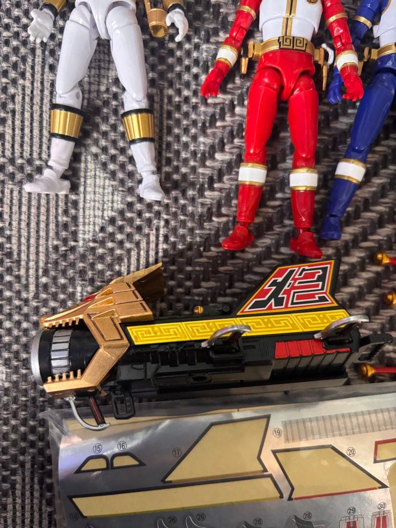 フル塗装品 SHODO SUPER 五星戦隊ダイレンジャー