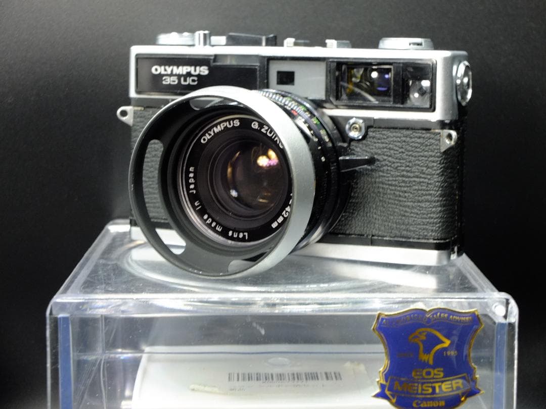 オリンパス35UC／Gズイコー42mmf1.7フード付【実写確認済整備品】