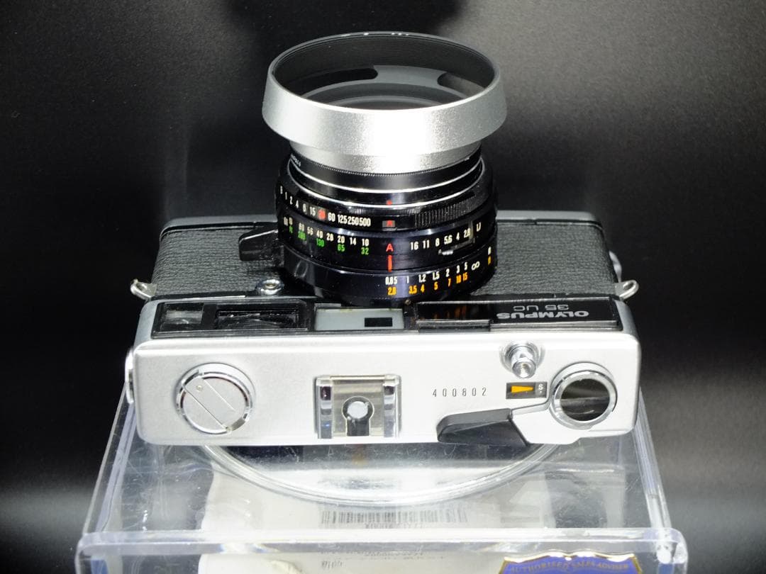 オリンパス35UC／Gズイコー42mmf1.7フード付【実写確認済整備品】