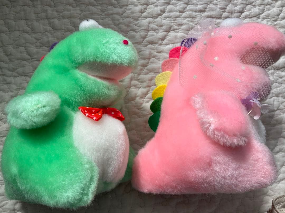 レア 希少　ごきげんザウルス ウェディング ペア 箱付き 当時物
