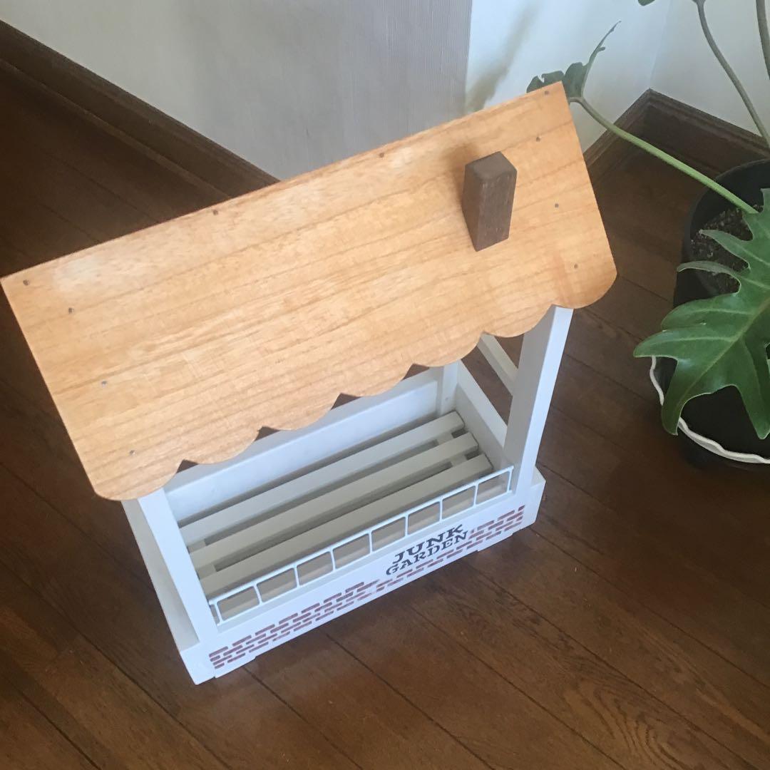 woodトレリス飾り棚一段多肉植物・観葉植物フラワースタンド