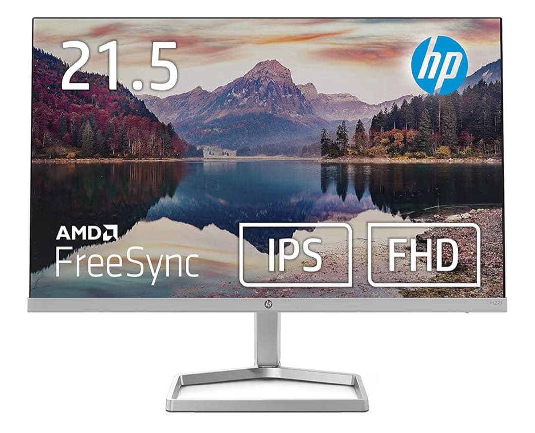 【美品】HPモニター 21.5インチ M22f フルHD 薄型シルバー
