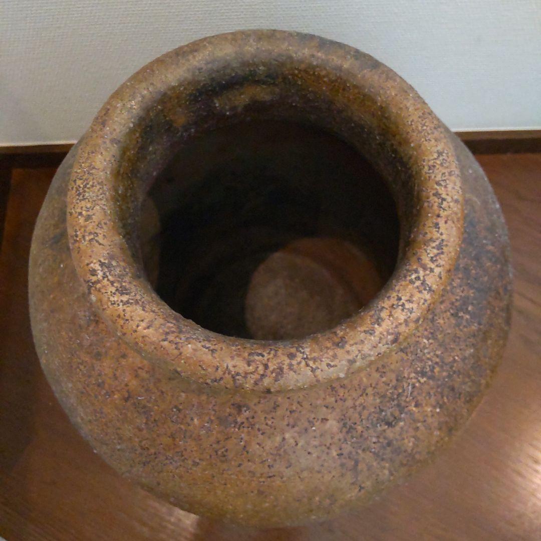 中　壺　備前焼　29