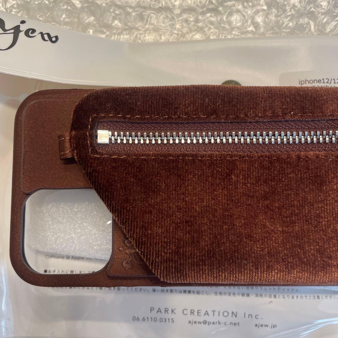ajew iPhone 12/12 Pro ケース ブラウン