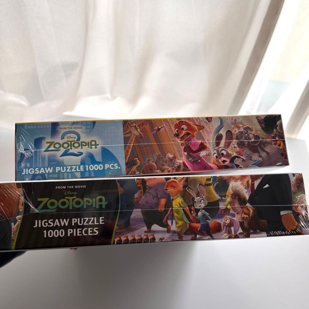2個セット ズートピア&ズートピア2 ジグソーパズル　1000ピース