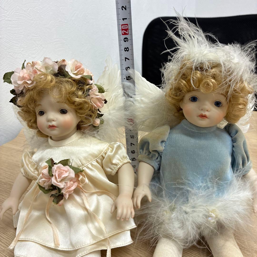 若月まり子 ビスクドール 人形 2点セット