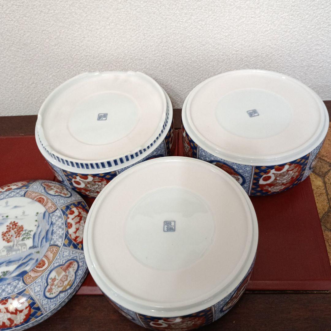 美濃焼　庫山窯　三段重箱　取り皿　5枚セット　新品未使用品