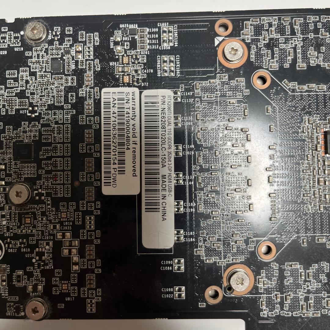 PALIT RTX 2080 Ti グラフィックボード 動作未確認