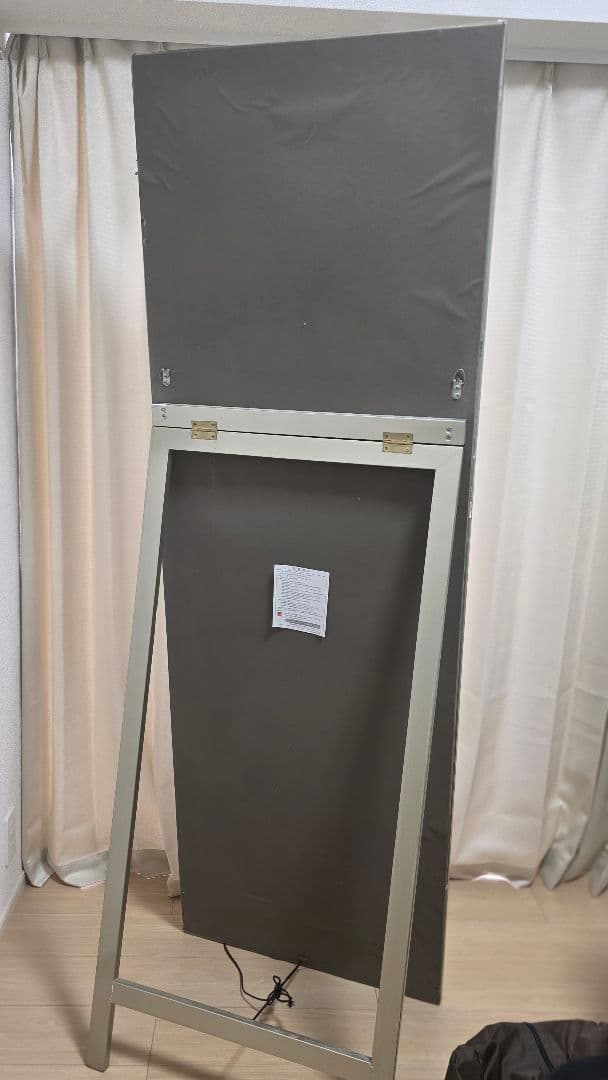 スタンドミラー 姿見 大型鏡 アンティーク ゴールド 高さ180 幅60
