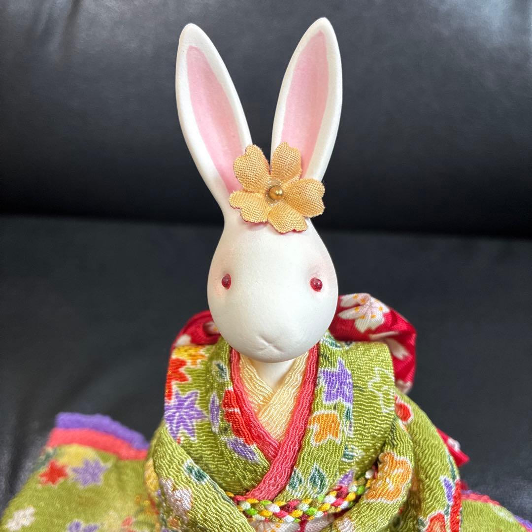新品　凛香オルゴールドール　うさぎ