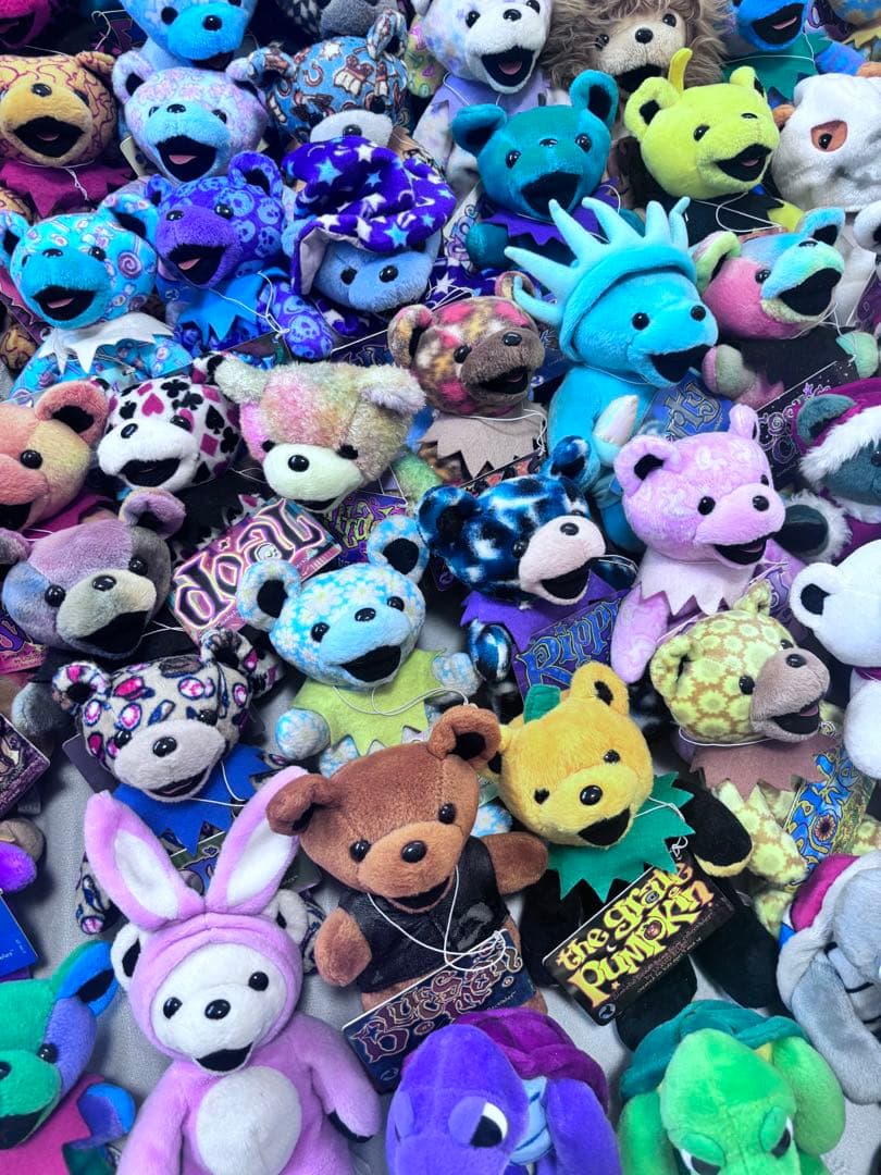 グレイトフル・デッド・ベア 大量まとめ売り （限定・シリアル入含む） 65体