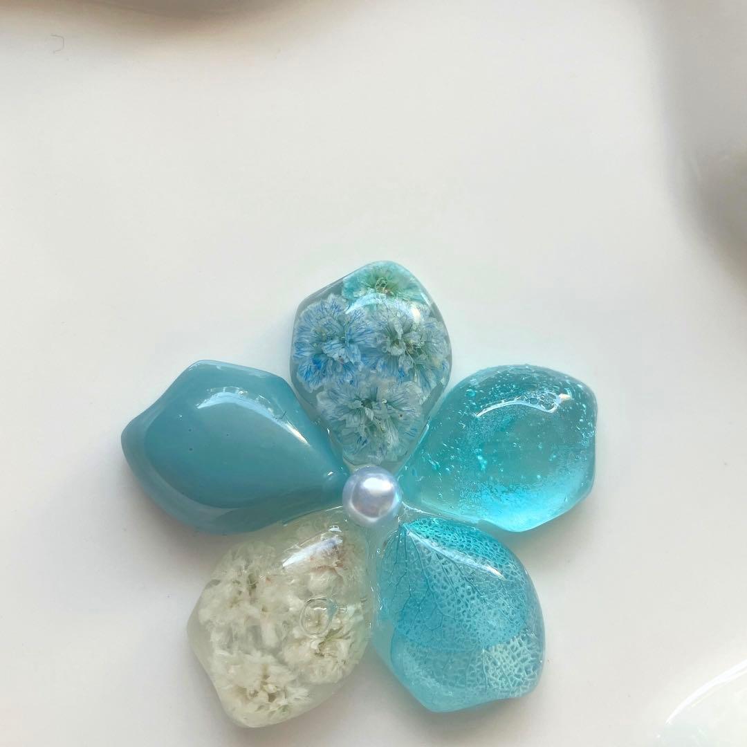 もちもち　お取り置き　1/19まで 花モチーフ　グリーン系◡̈♥︎