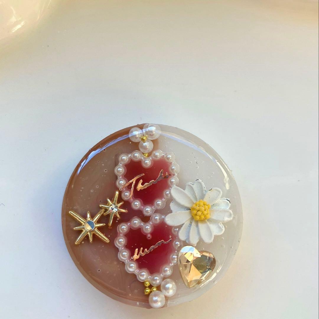 もちもち　お取り置き　1/19まで 花モチーフ　グリーン系◡̈♥︎