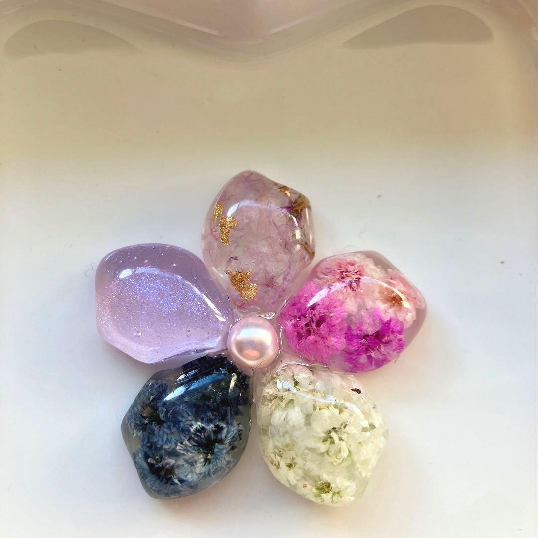 もちもち　お取り置き　1/19まで 花モチーフ　グリーン系◡̈♥︎