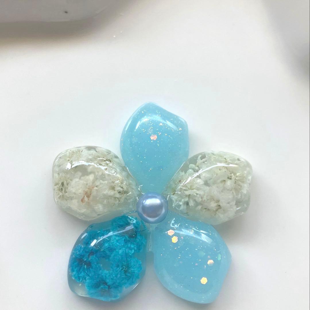 もちもち　お取り置き　1/19まで 花モチーフ　グリーン系◡̈♥︎