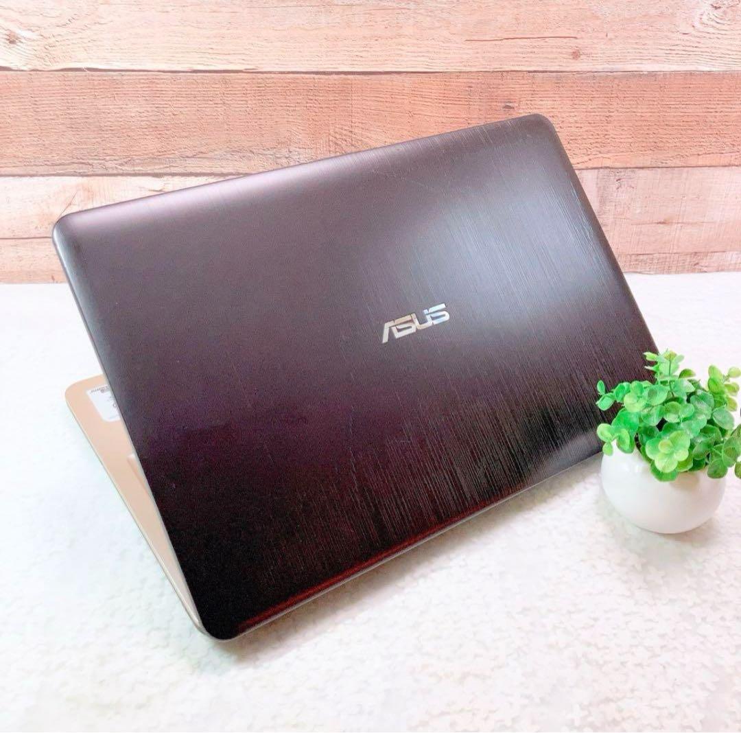 即購入⭕️ 薄型 ASUS ゴールド ノートパソコン