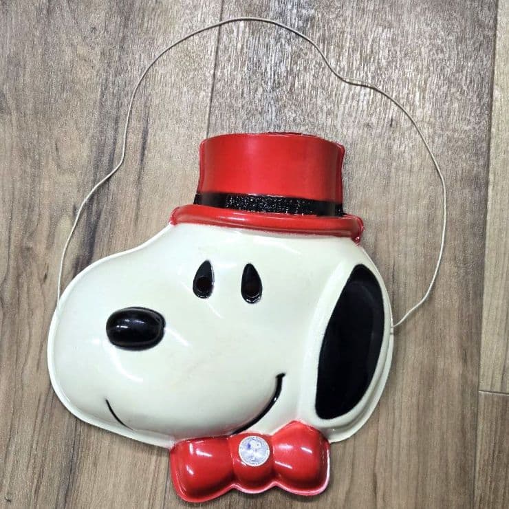 【希少・当時物】スヌーピー ヴィンテージグッズ4点（お面・コップ・フィギュア等）